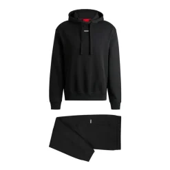 Sportief Zwart Sweatshirt met Capuchon