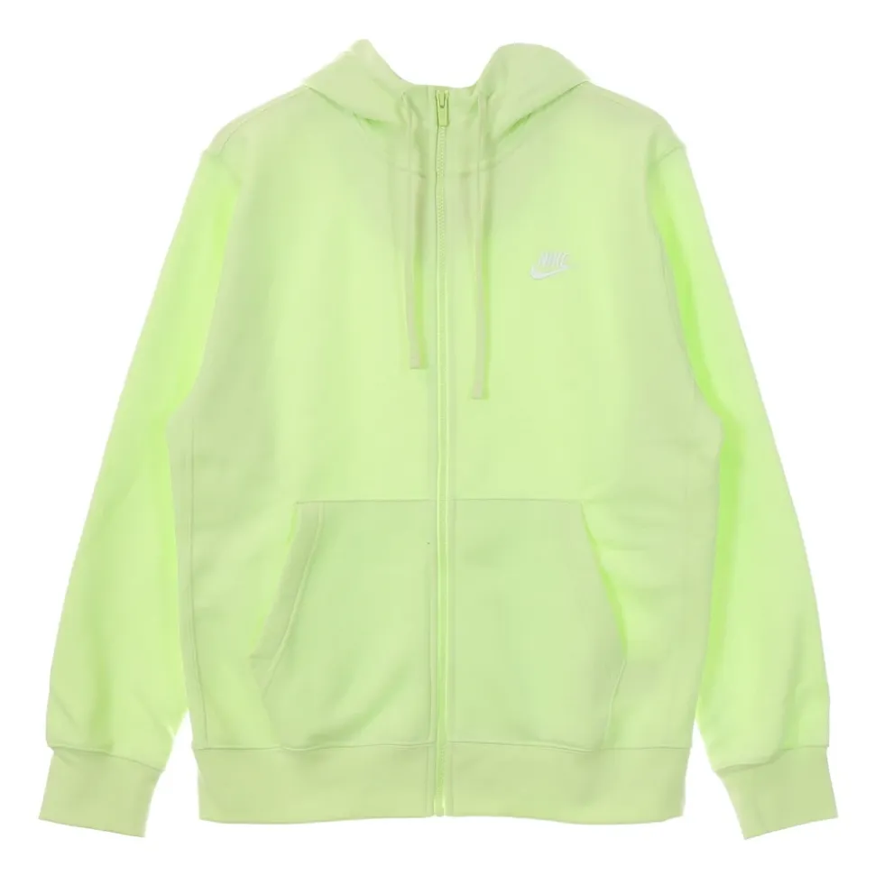 Sportswear Club Zip Hoodie Lime