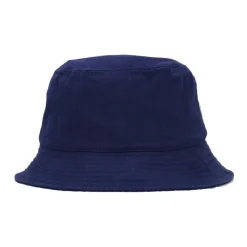 Starry Blue Gewassen Bucket Hoed