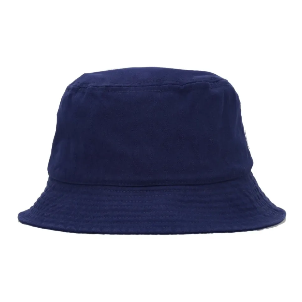 Starry Blue Gewassen Bucket Hoed