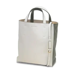Stijlvolle Bianco-Verde Schoudertas