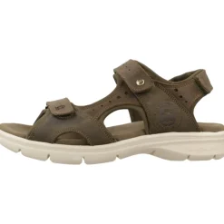 Stijlvolle platte sandalen met plakband
