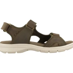 Stijlvolle platte sandalen met plakband