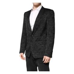 Stijlvolle Brokaat Blazer met Slim Fit