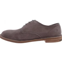 Stijlvolle grijze suède zakelijke schoenen