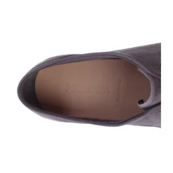 Stijlvolle grijze suède zakelijke schoenen