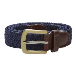 Stretch Webbing Leren Riem