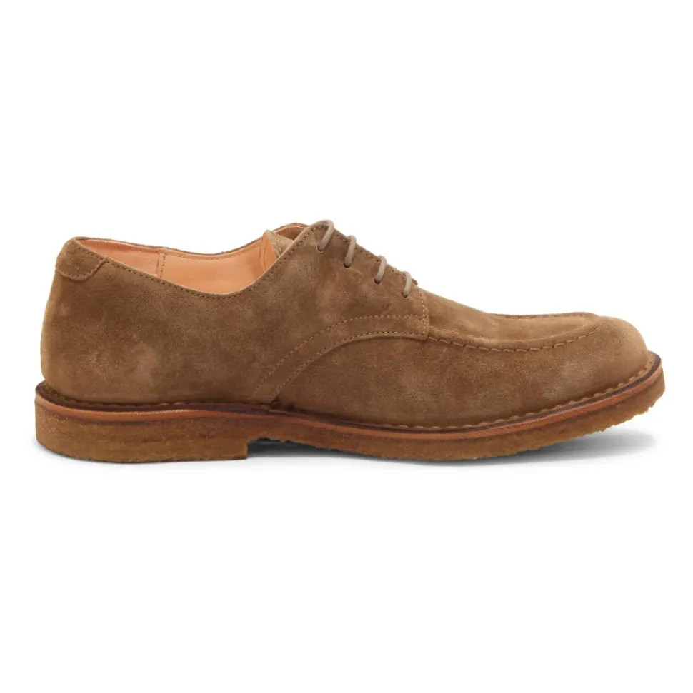 Suède Schoenen Taupe Carlflex Model