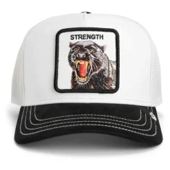Suede Panther Trucker Cap