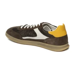 Suede en Nylon Sneaker