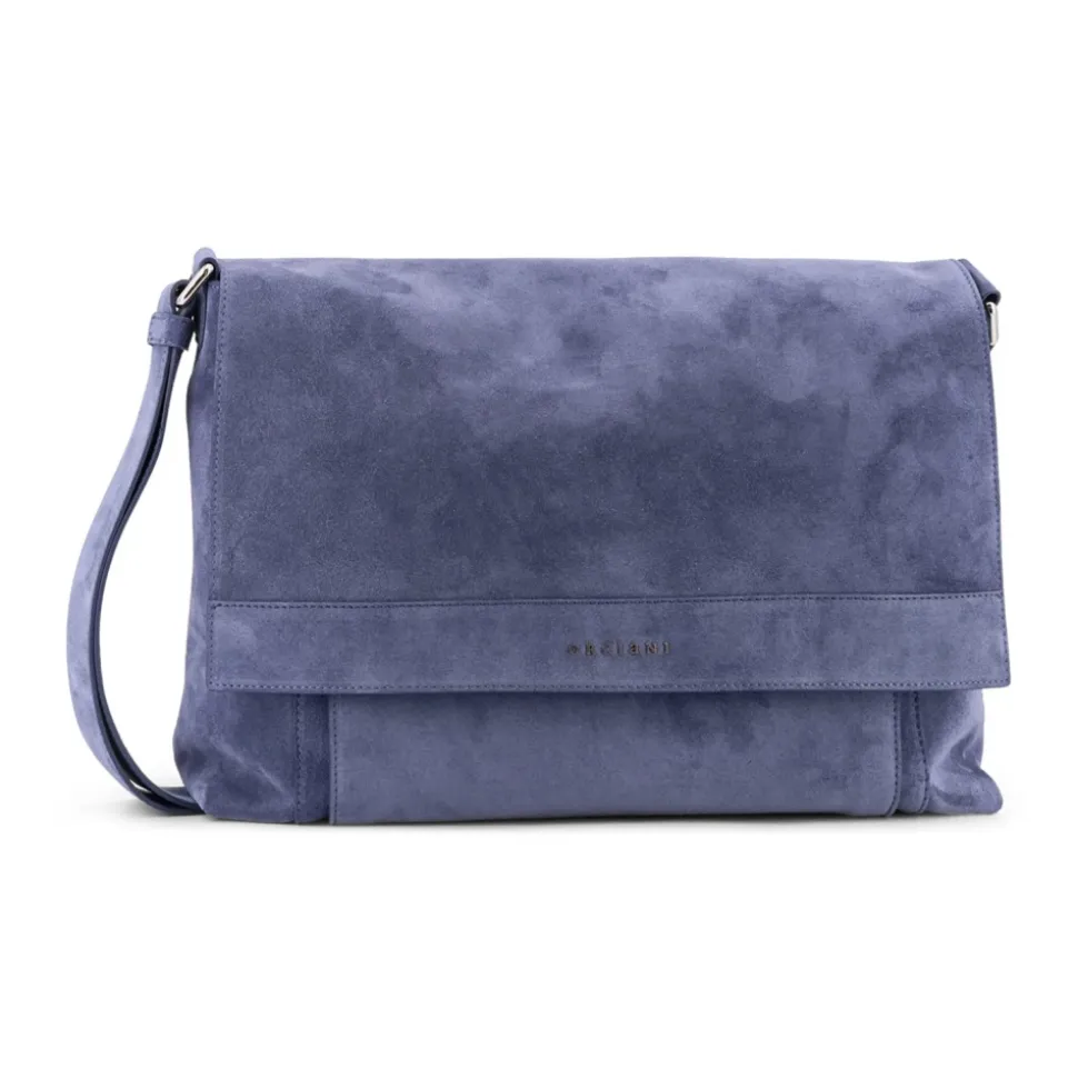 Suede Messenger Bag