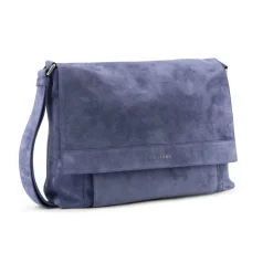 Suede Messenger Bag