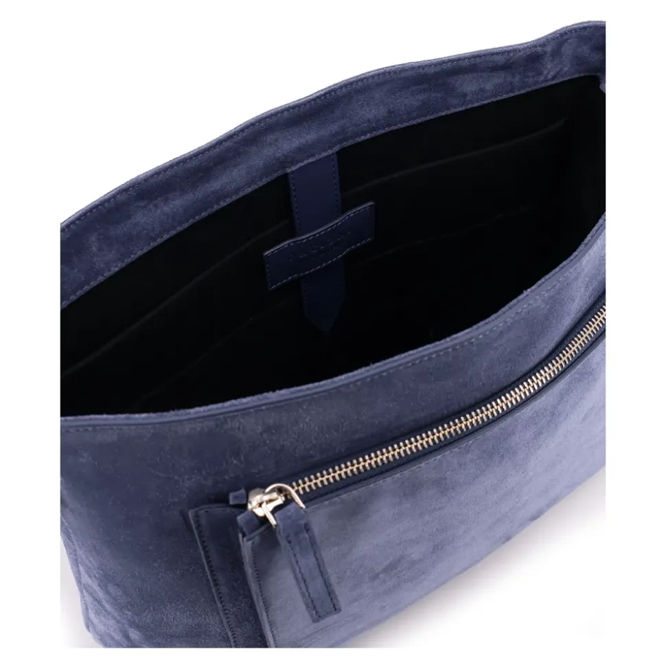 Suede Messenger Bag