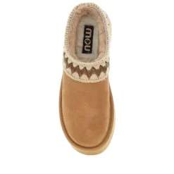 Suede Platform Slippers