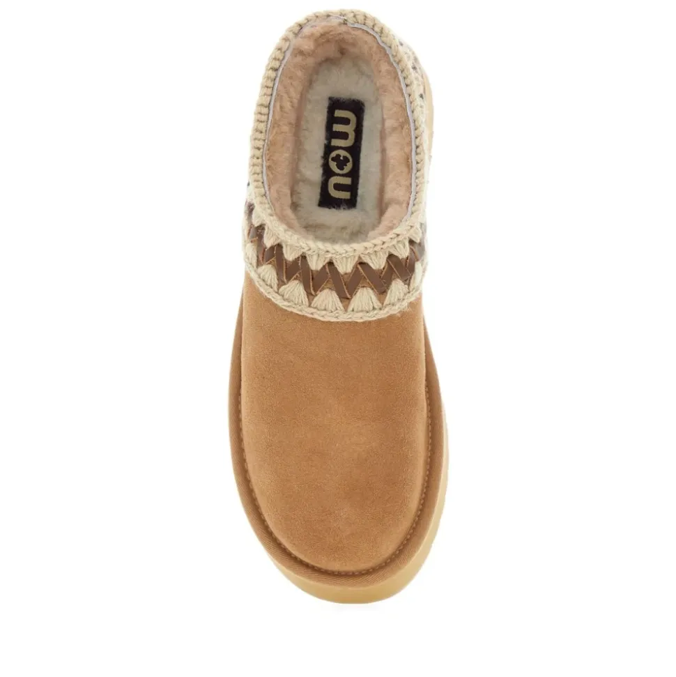 Suede Platform Slippers