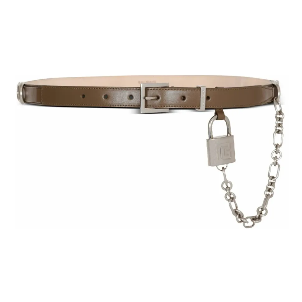 Sync smalle leren riem