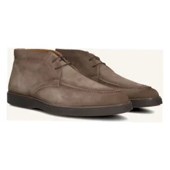 Taupe Suède Veterschoenen Model 25622