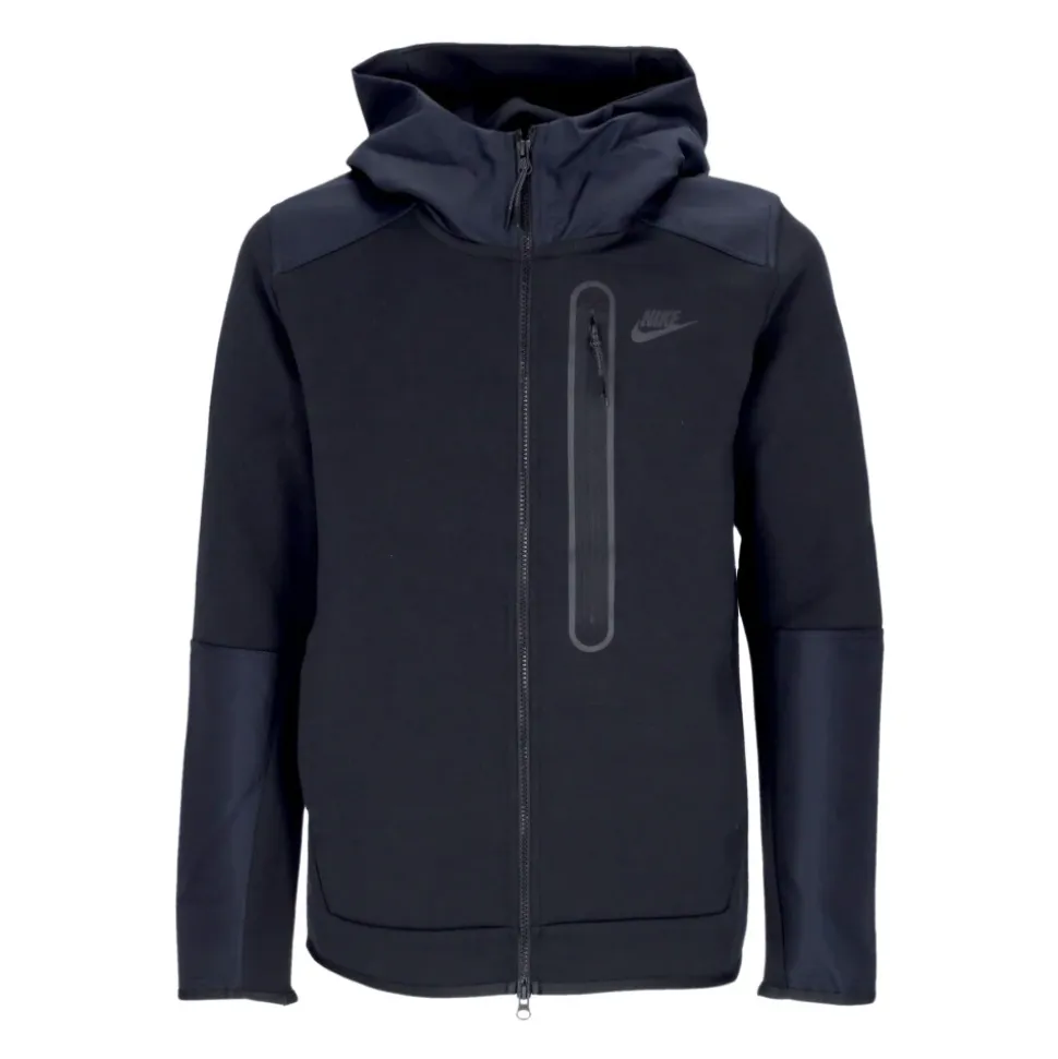Tech Fleece Hoodie met rits Zwart