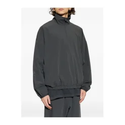 Tech Nylon Half Zip Track Jacket