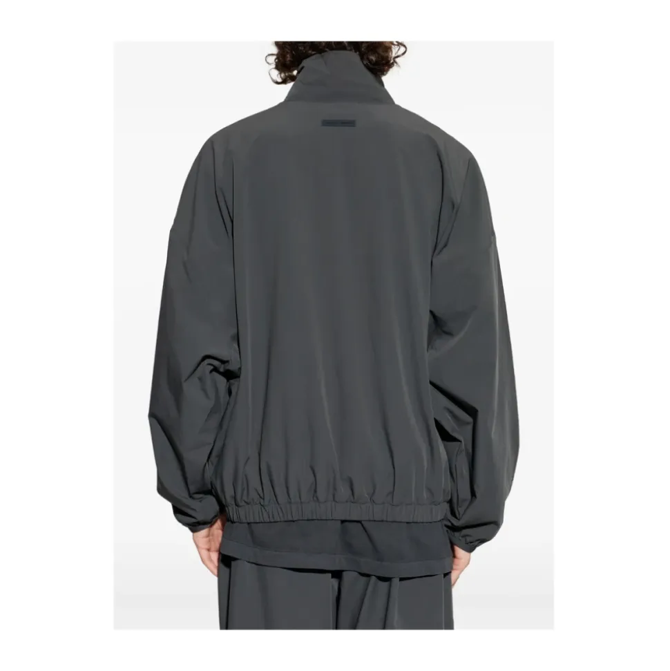 Tech Nylon Half Zip Track Jacket