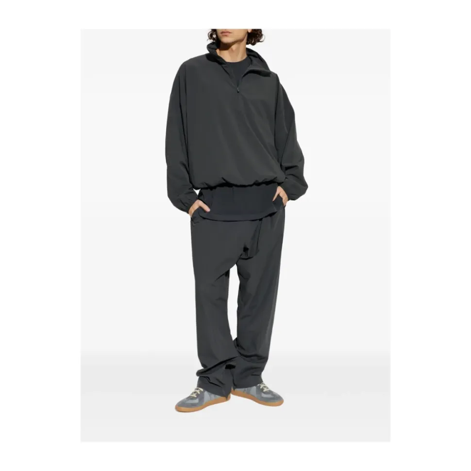 Tech Nylon Half Zip Track Jacket