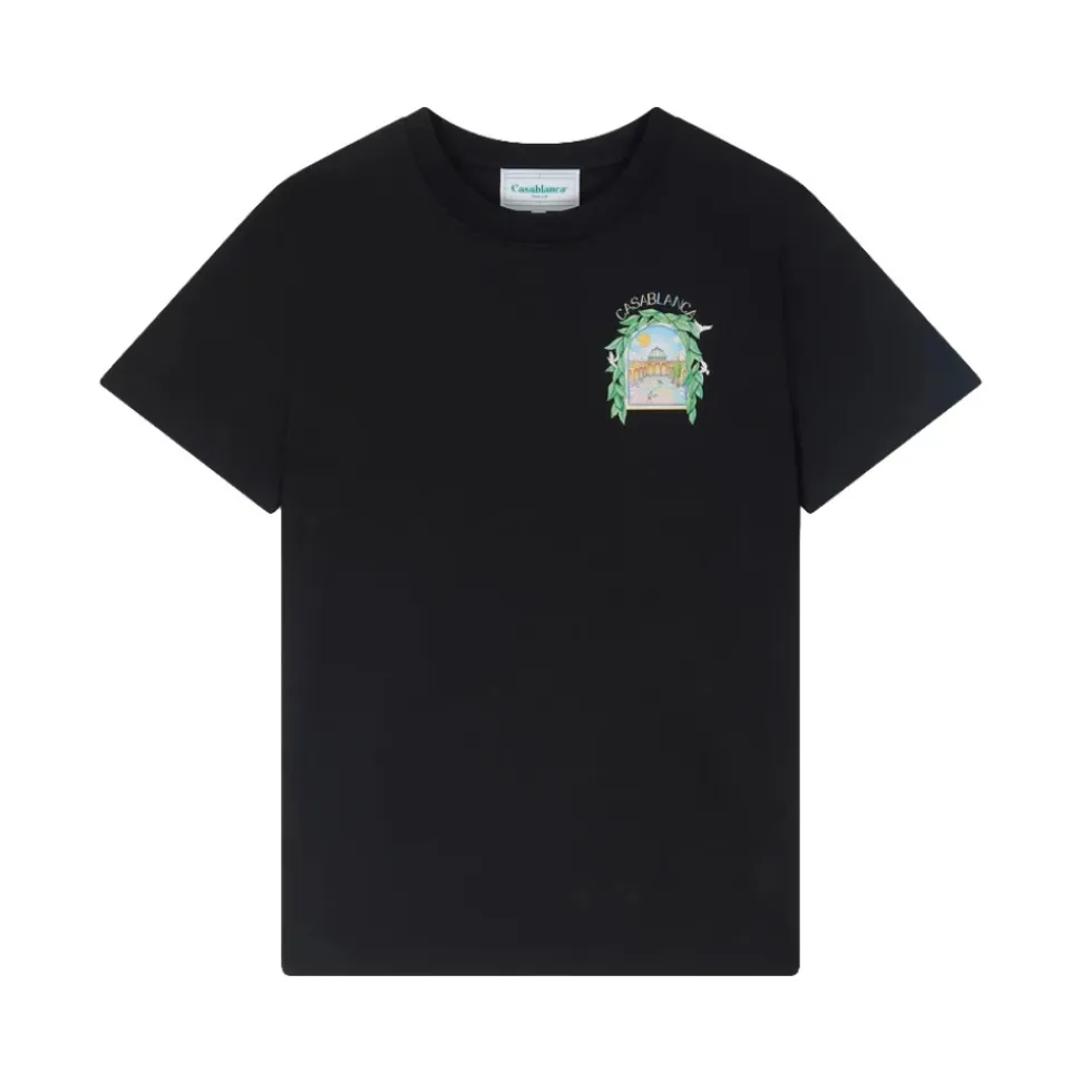 Tennisboog Zwart T-shirt