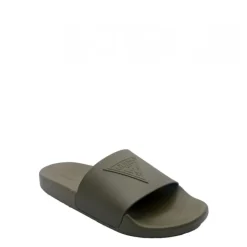 Tokyot Heren Slippers Groene Militaire Stijl