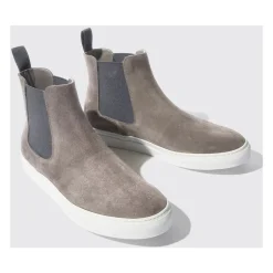 Tommaso Grijze Suède Platform Sneakers