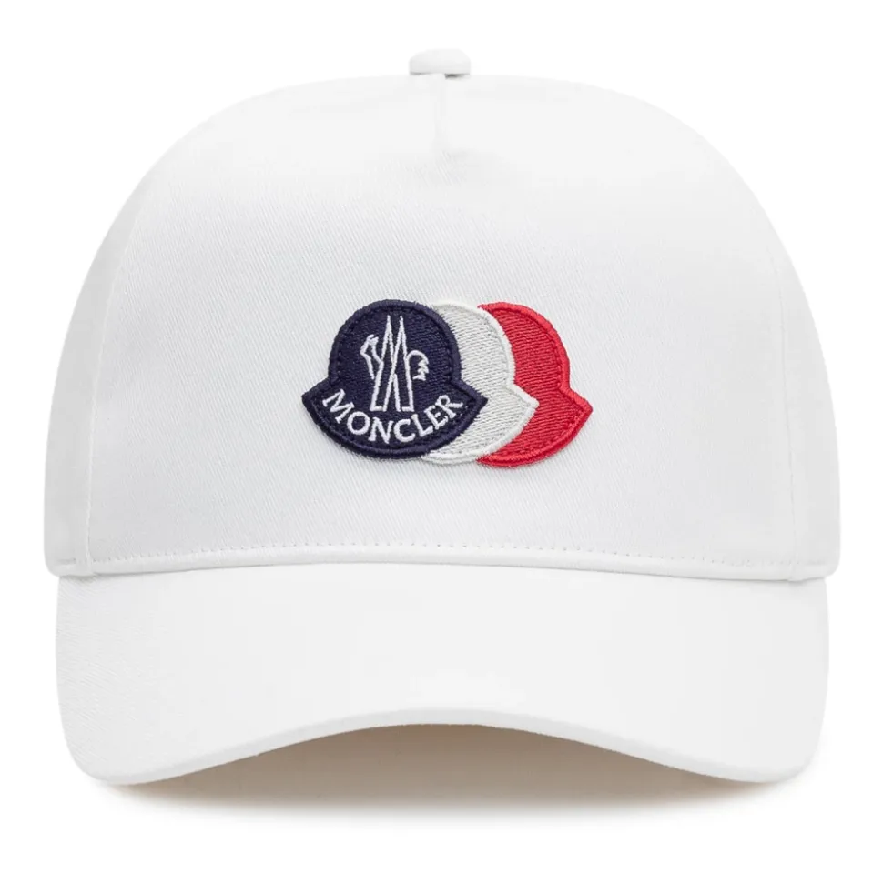 Tricolor Logo Katoenen Baseballpet