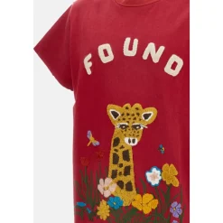 T-shirt met ronde hals