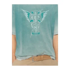 T-shirt met ronde hals en grafische print