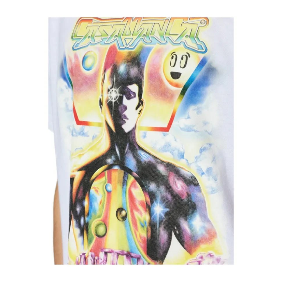 T-shirt met grafische print en ronde hals