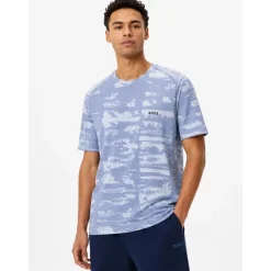 T-shirt van katoenen jersey met all-over print