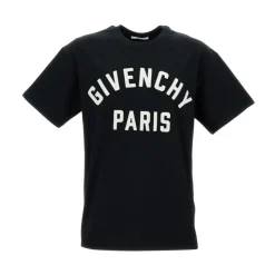 T-shirt van katoen met Parijs borduursel