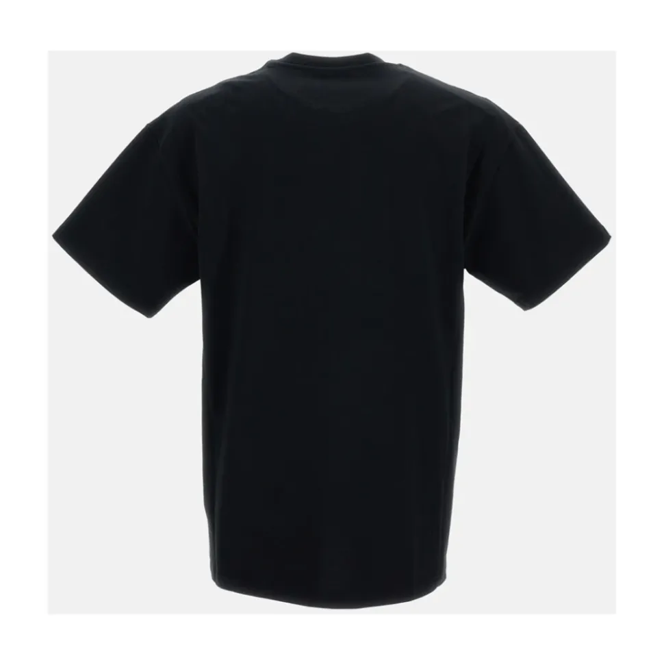 T-shirt van katoen met Parijs borduursel