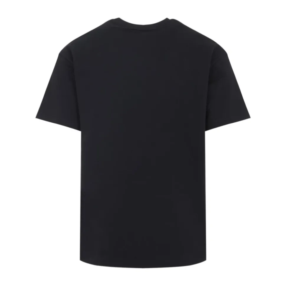 T-shirt van katoen met Paris-borduursel