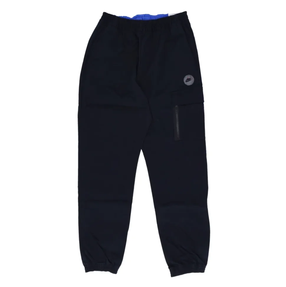 Utility Woven Sportbroek Zwart/Blauw