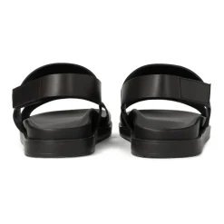 Velcro leren sandalen