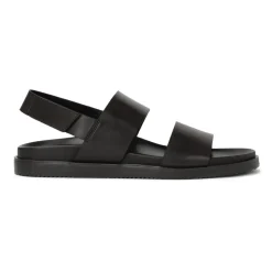 Velcro leren sandalen
