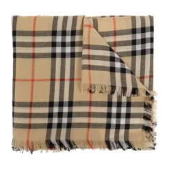 Vintage Check Beige Sjaal