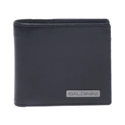 Wallet in black palmellato leather