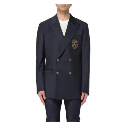 Wapen Geborduurd Blauw Blazer