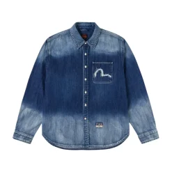 Washed Relax Fit Denim Shirt