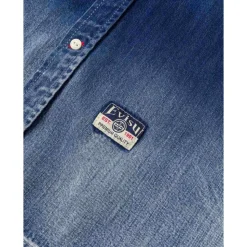 Washed Relax Fit Denim Shirt