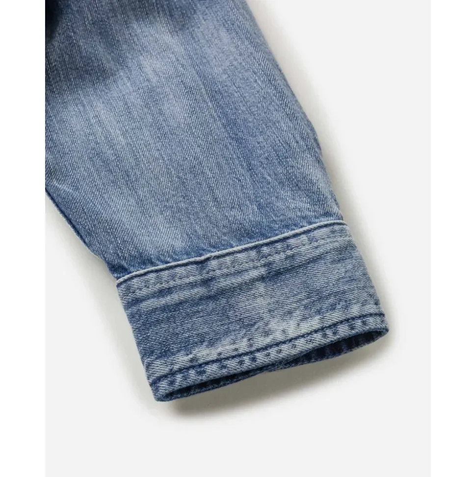 Washed Relax Fit Denim Shirt