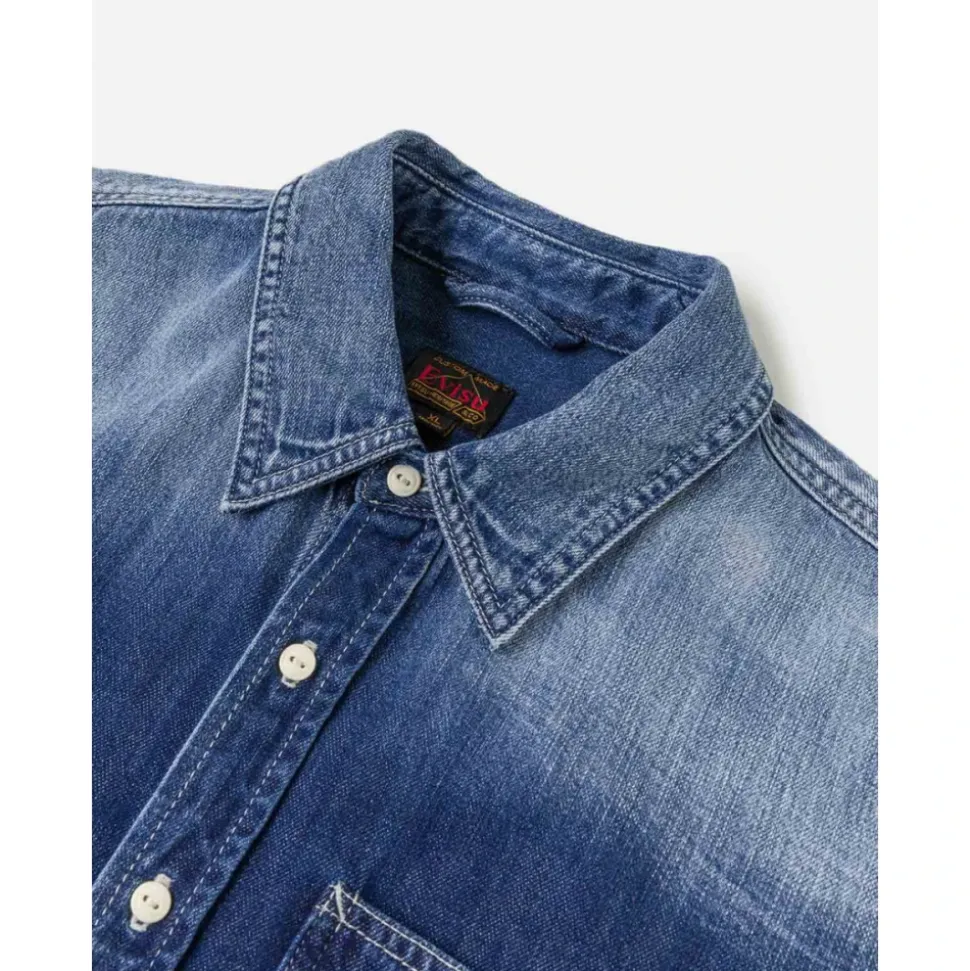 Washed Relax Fit Denim Shirt
