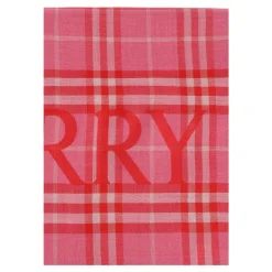 Wide EKD Check Wool Silk Scarf