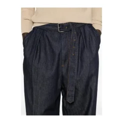 Wide Pleated Jeans