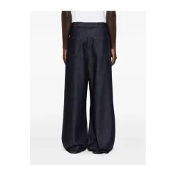 Wide Pleated Jeans