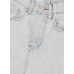 Wijde Denim Jeans Bleekmiddel